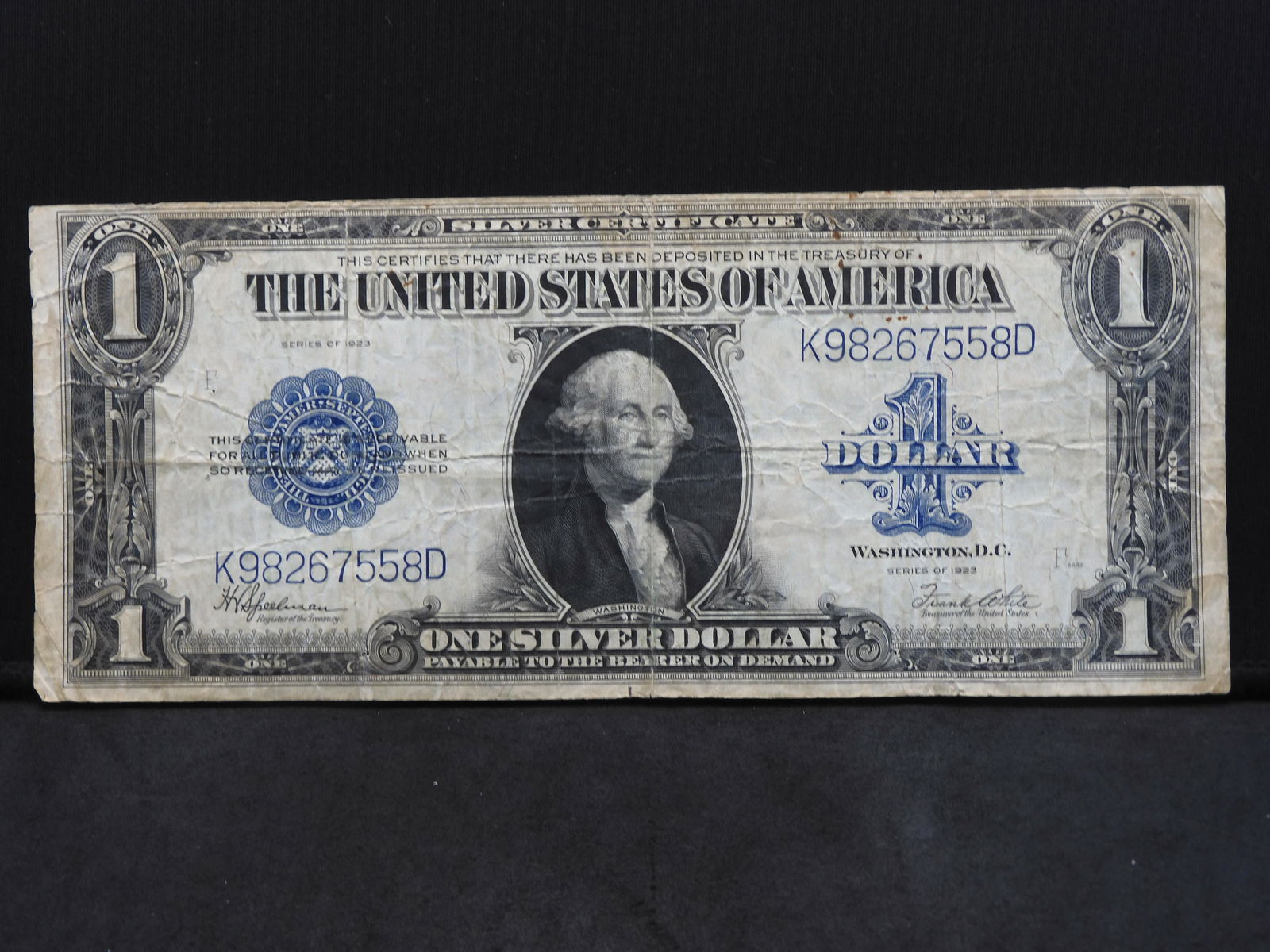 Series 1923 U.S. $1.00 Silver Certificate - LARGE SIZE (1 of 3)