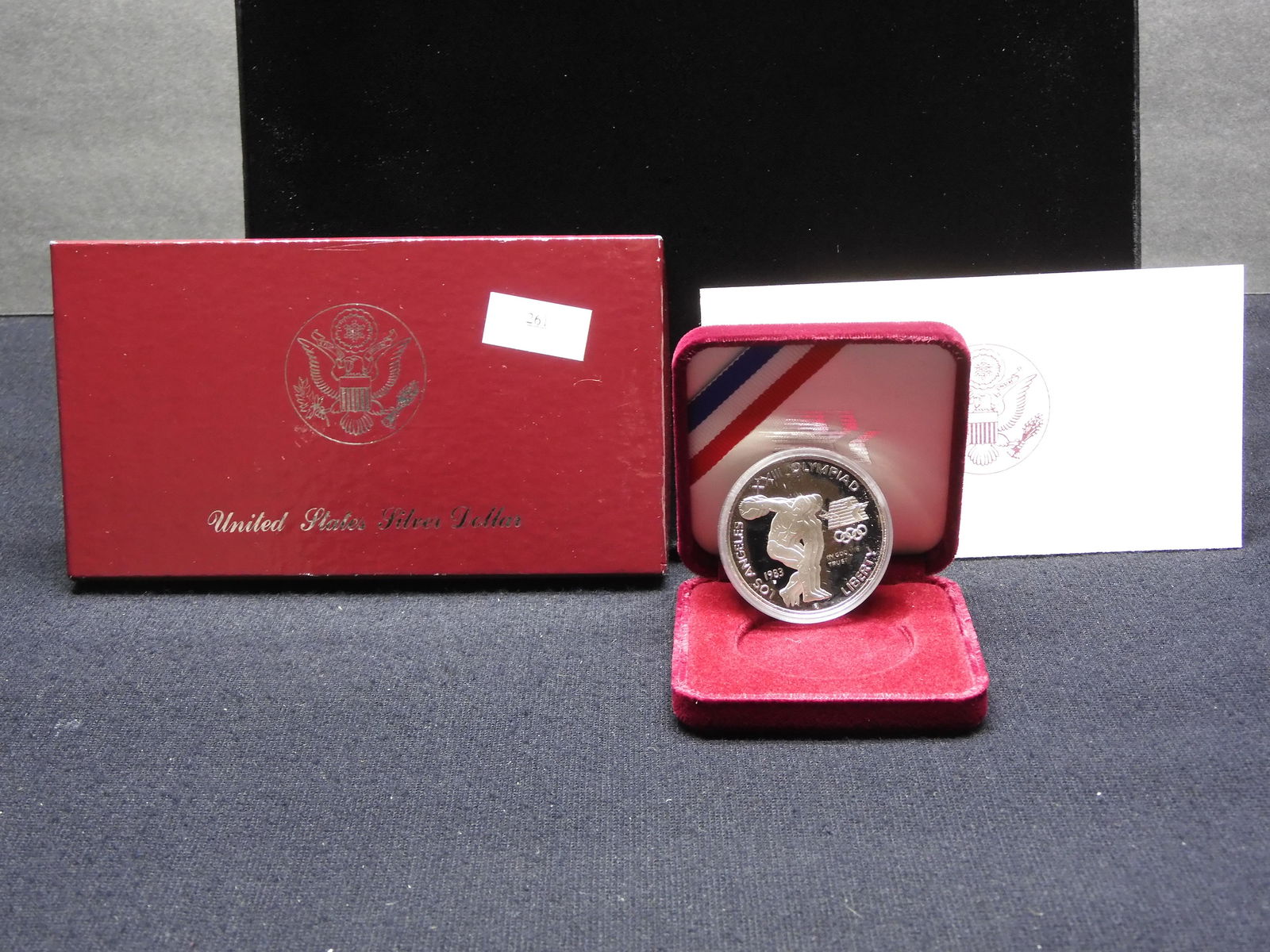 1983-S  Olympic Proof Silver Dollar OGP (1 of 4)