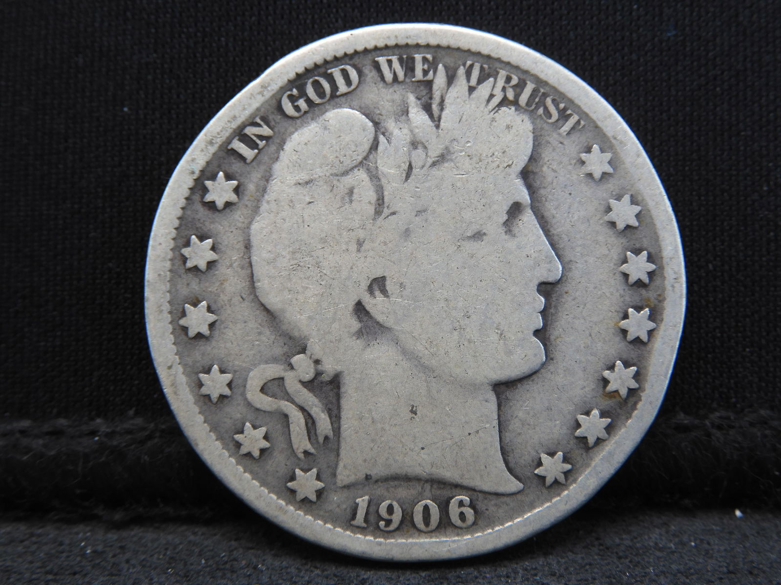 1906-O Barber Silver Half Dollar - Nice Circulated (1 of 2)