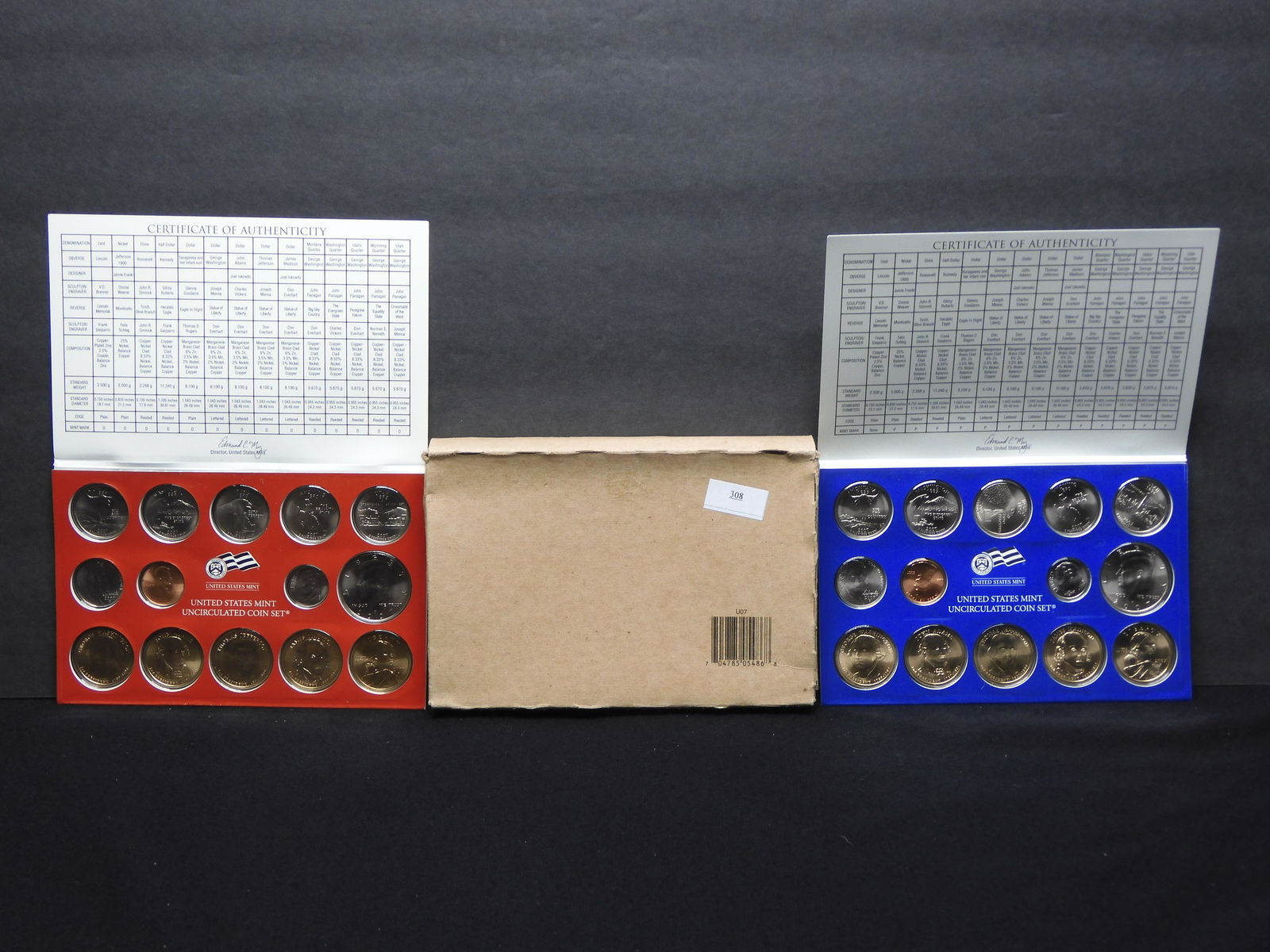 2007 U.S. Uncirculated P & D Mint Set OGP (1 of 7)