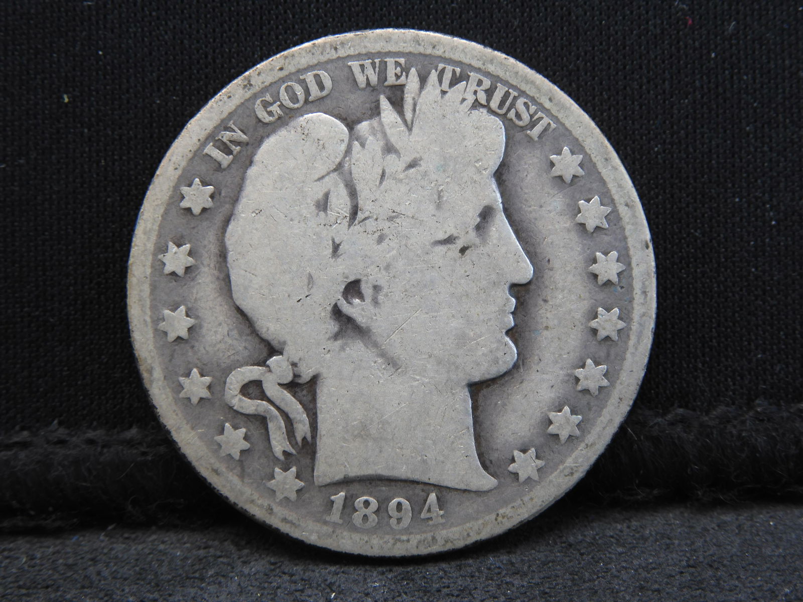 1894-O Barber Silver Half Dollar - Nice Circulated! (1 of 2)