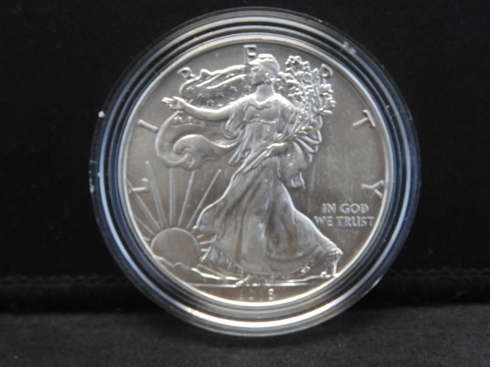 2016 Burnished W - American Silver Eagle (1 of 2)