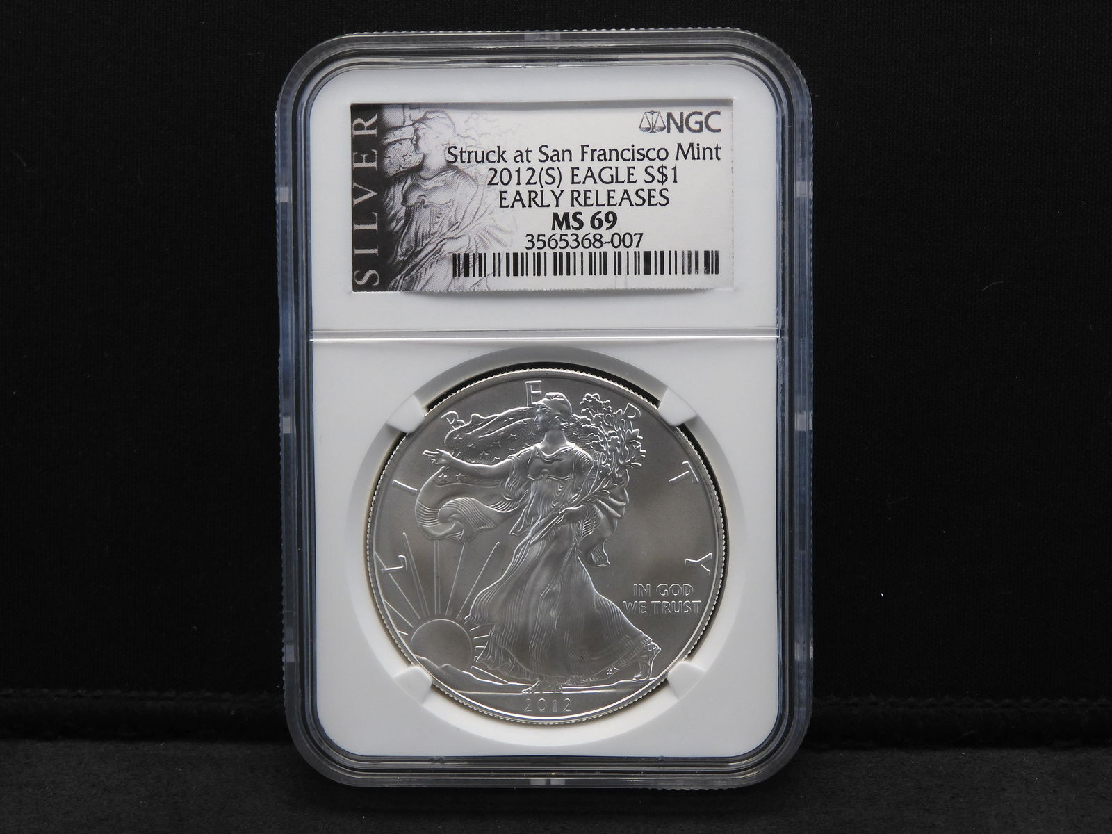 2012 NGC MS69 Early Releases American Silver Eagle - (1 of 4)