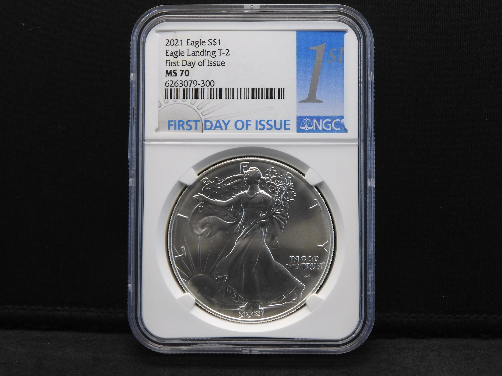 2021 NGC MS70 First Day of Issue - Eagle Landing T-2 (1 of 4)