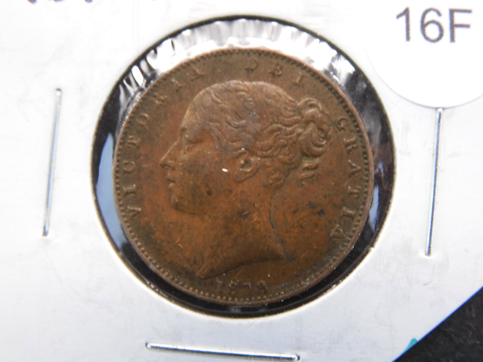1838 Great Britain Farthing.  VF. (1 of 3)