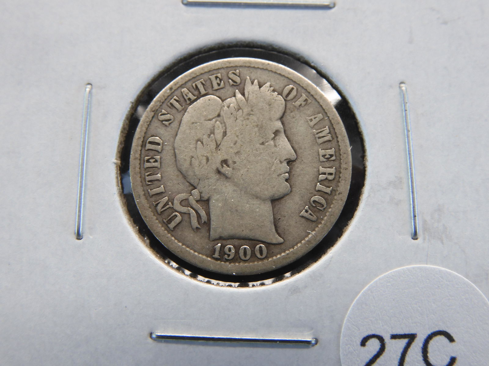 1900 Barber 10c. (1 of 3)