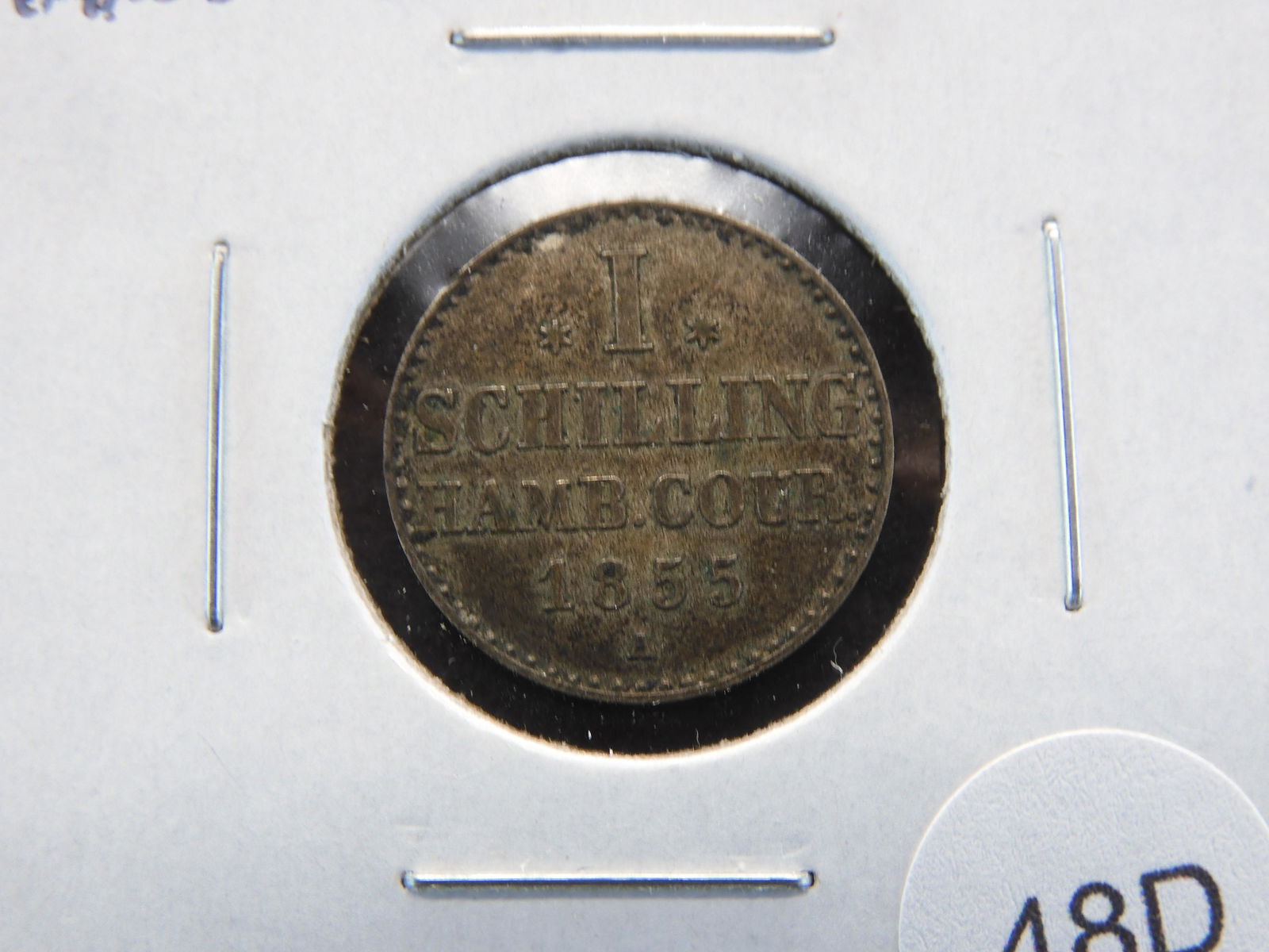 1855-A Hamburg 1 Schilling. (1 of 3)