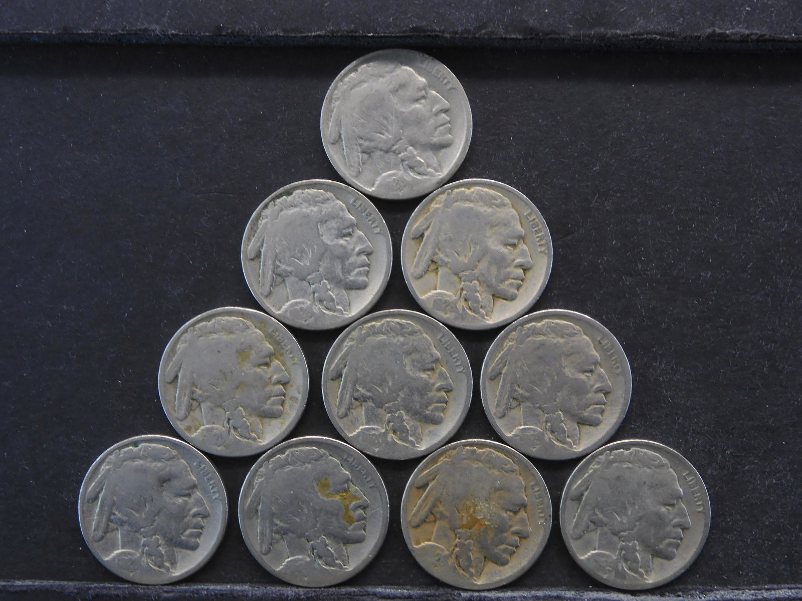 1920-1928 Buffalo Nickels (10 Coins Total) (1 of 2)