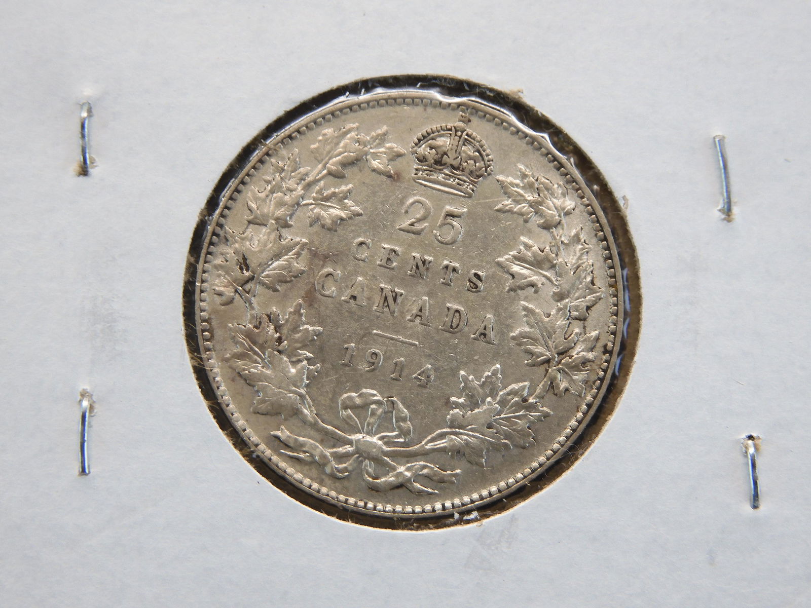 1914 CANADA QTR.  HIGH GRADE "RARE" (1 of 3)