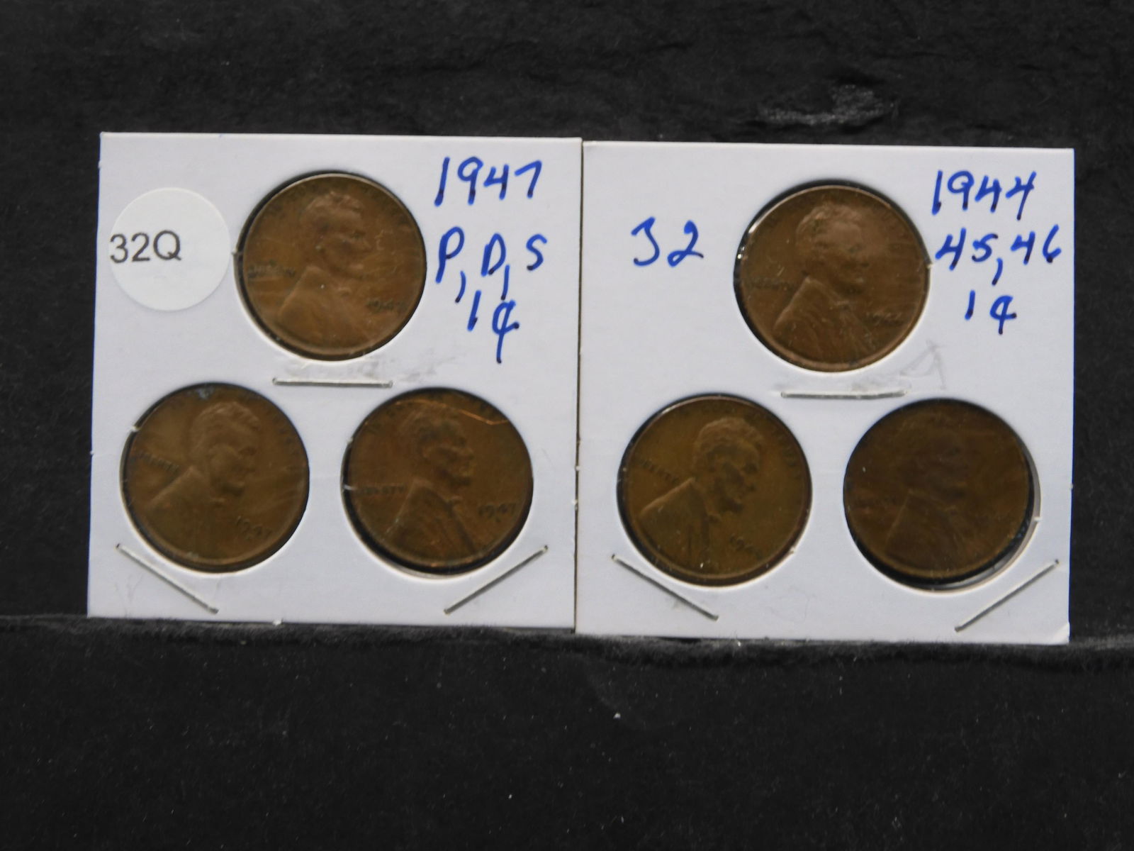 1944-P, 1945-P, 1946-P & 1947 P/D/S  Lincoln Wheat (1 of 5)