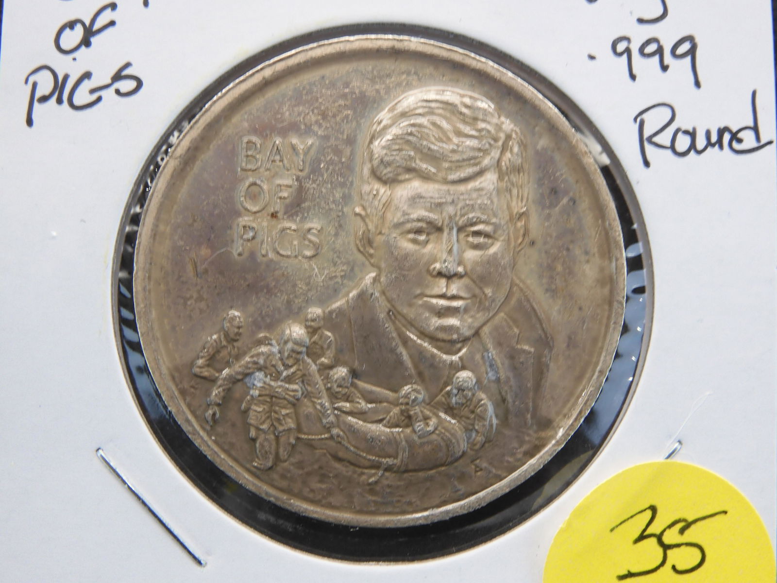 Bay of Pigs' Vintage .999 Silver Round (1 of 3)