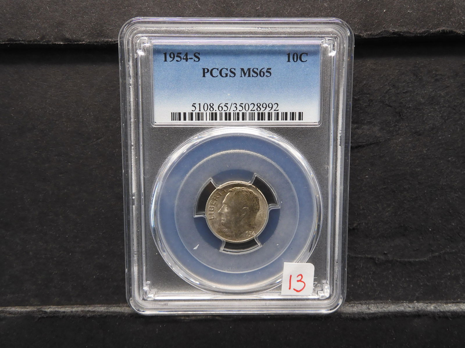 1954-S Silver Roosevelt Dime - PCGS - MS 65 (1 of 4)