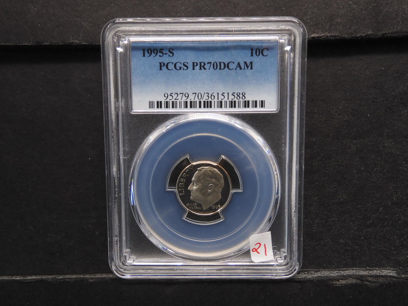 1995-S Roosevelt Dime - PF 70 - DEEP CAMEO (1 of 4)