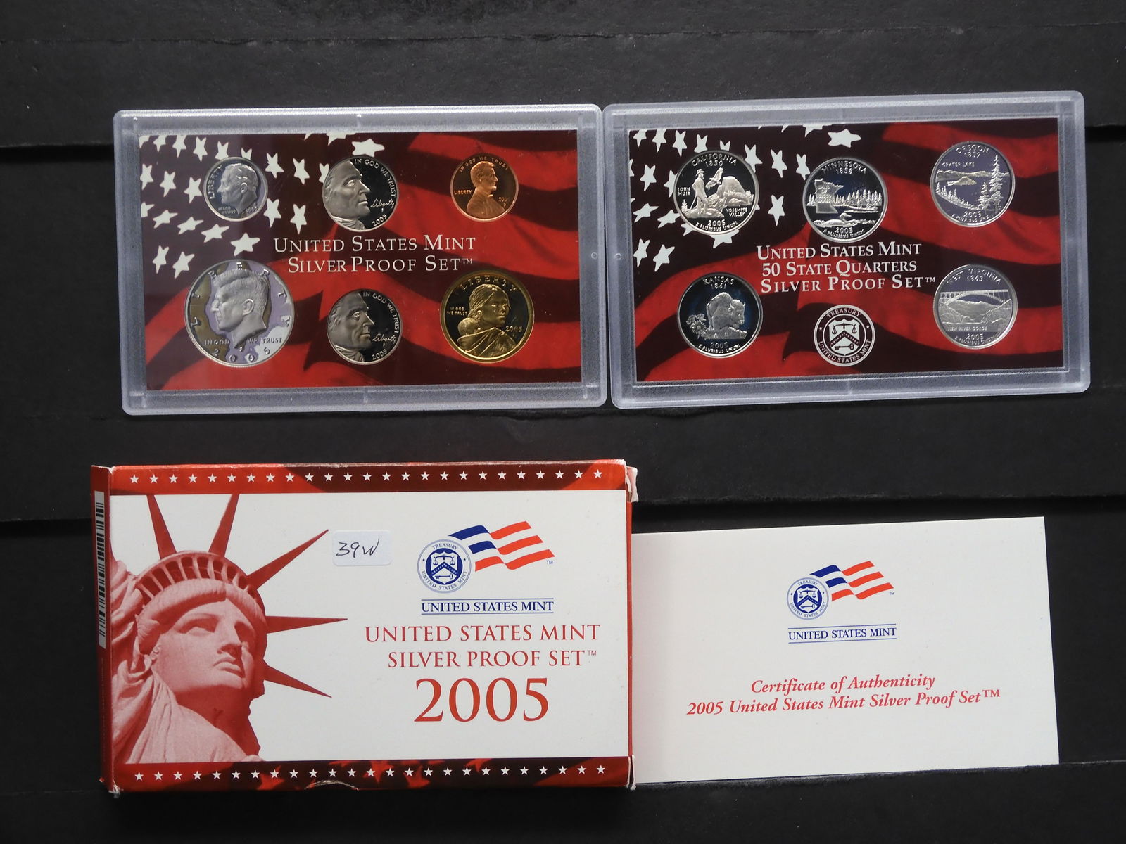 2005-S 11-Piece U.S. Mint SILVER Proof Set . (1 of 6)