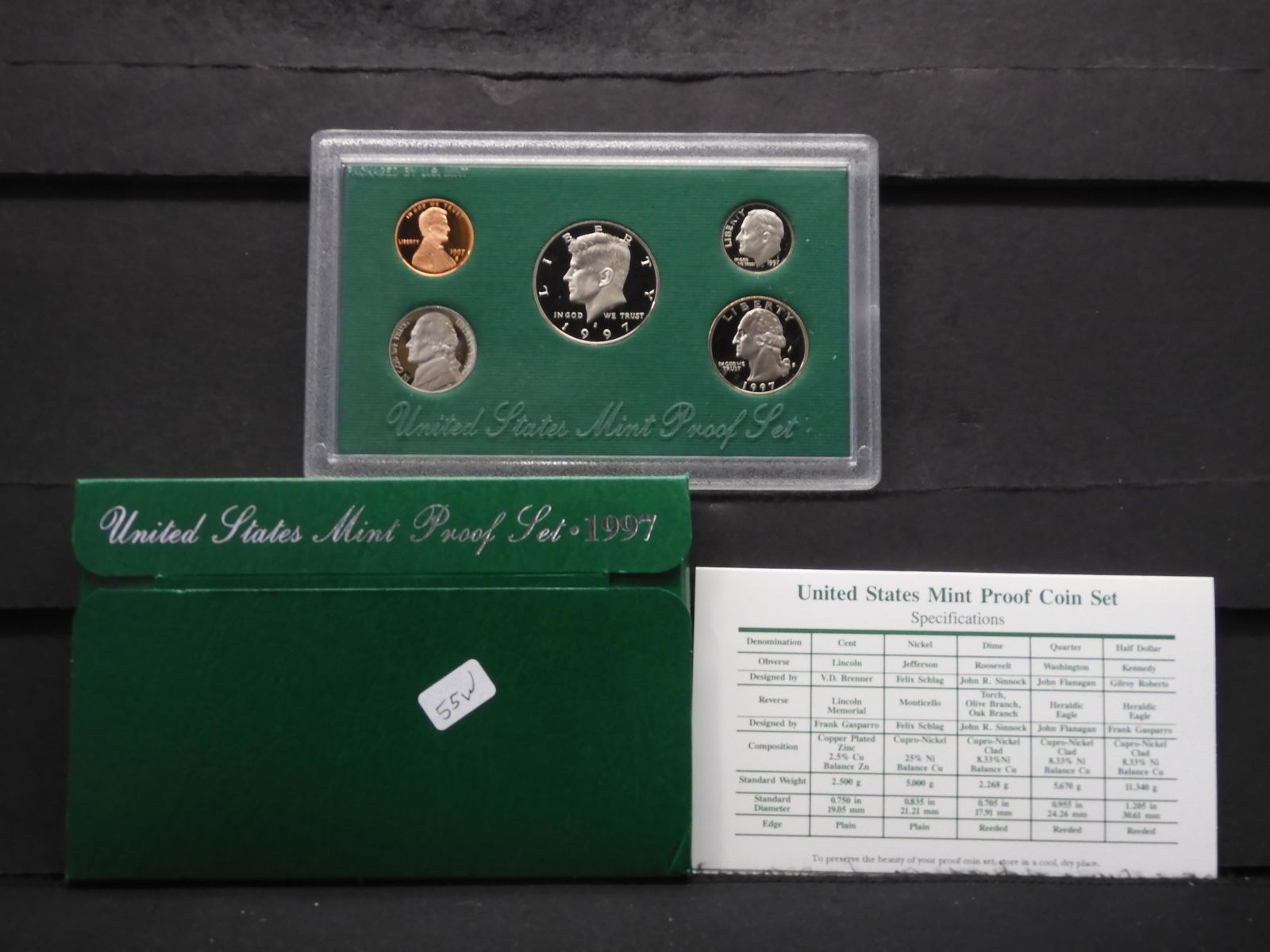 1997-S 5-Piece U.S. Proof Set . (1 of 4)