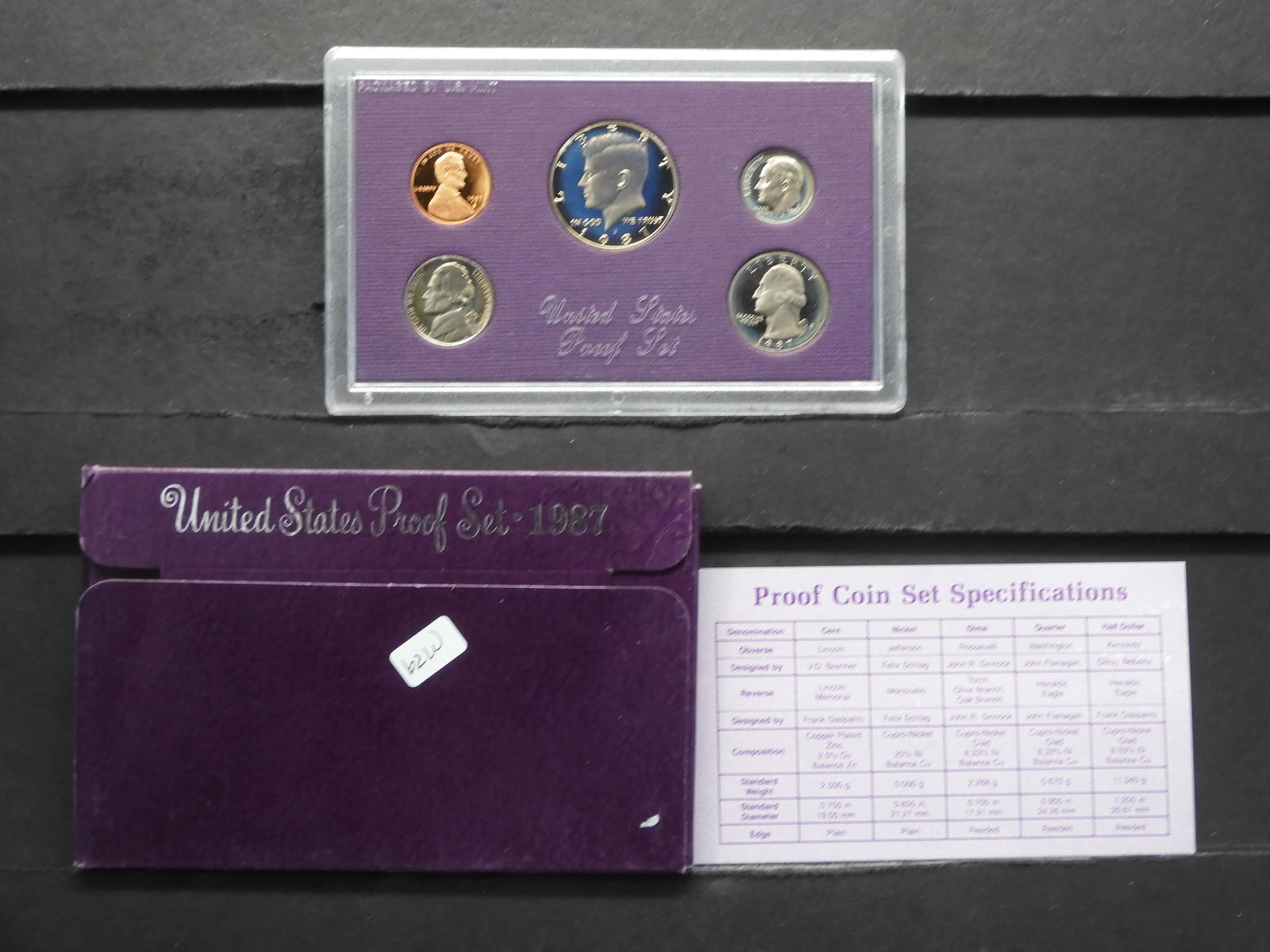 1987-S 5-Piece U.S. Proof Set . (1 of 4)