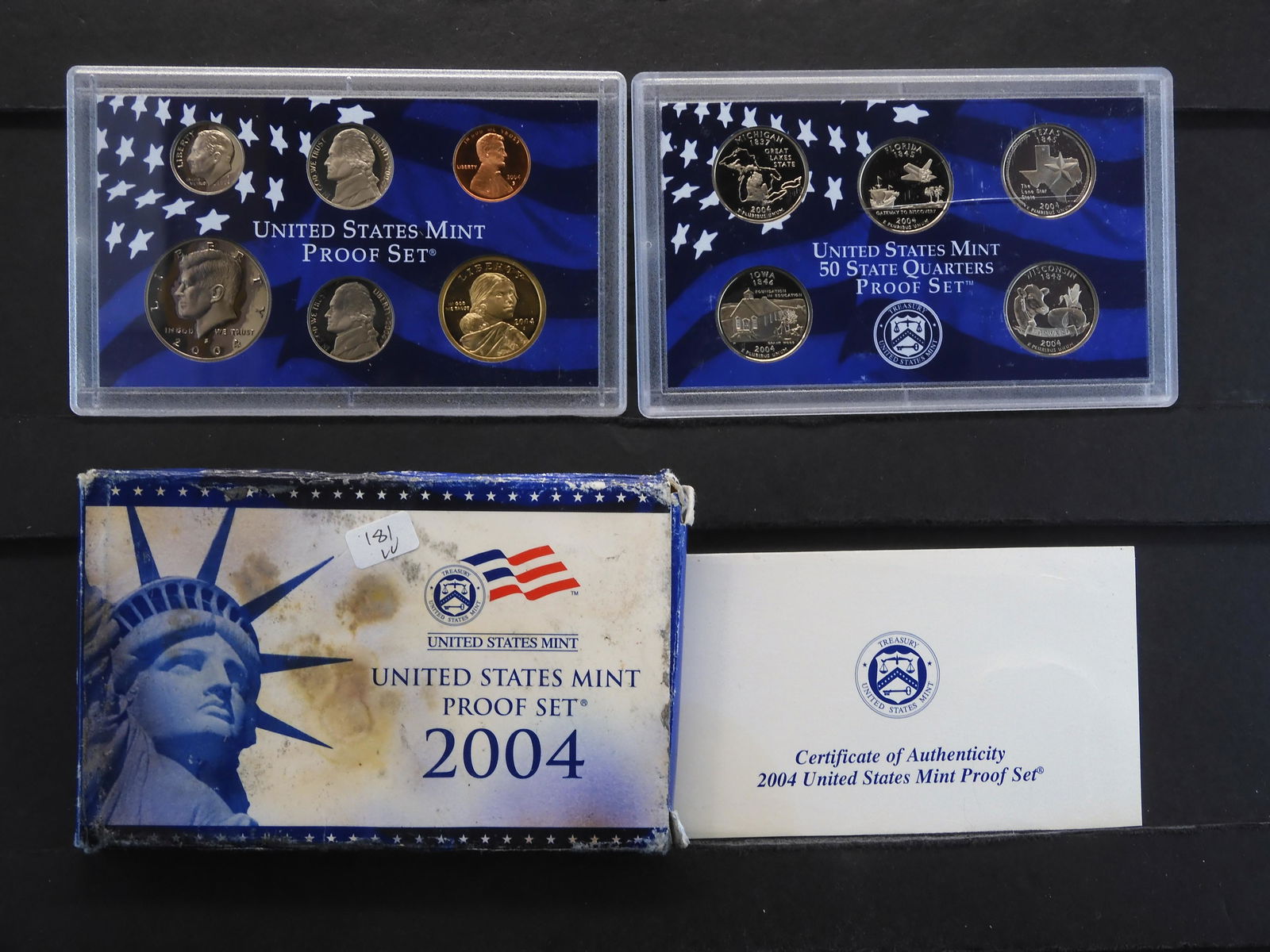 2004-S 11-Piece U.S. Mint Proof Set . (1 of 7)