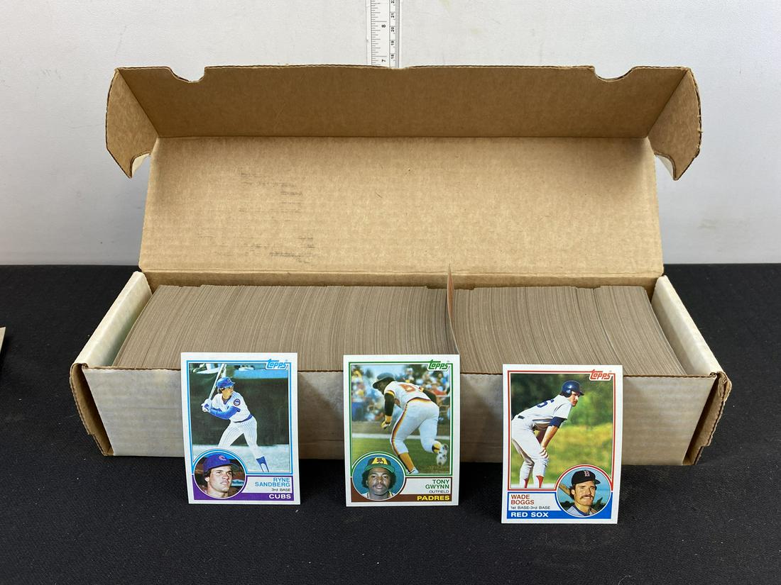 1983 Topps Baseball Set - Sandberg, Gwynn, & Boggs RC's (1 of 1)