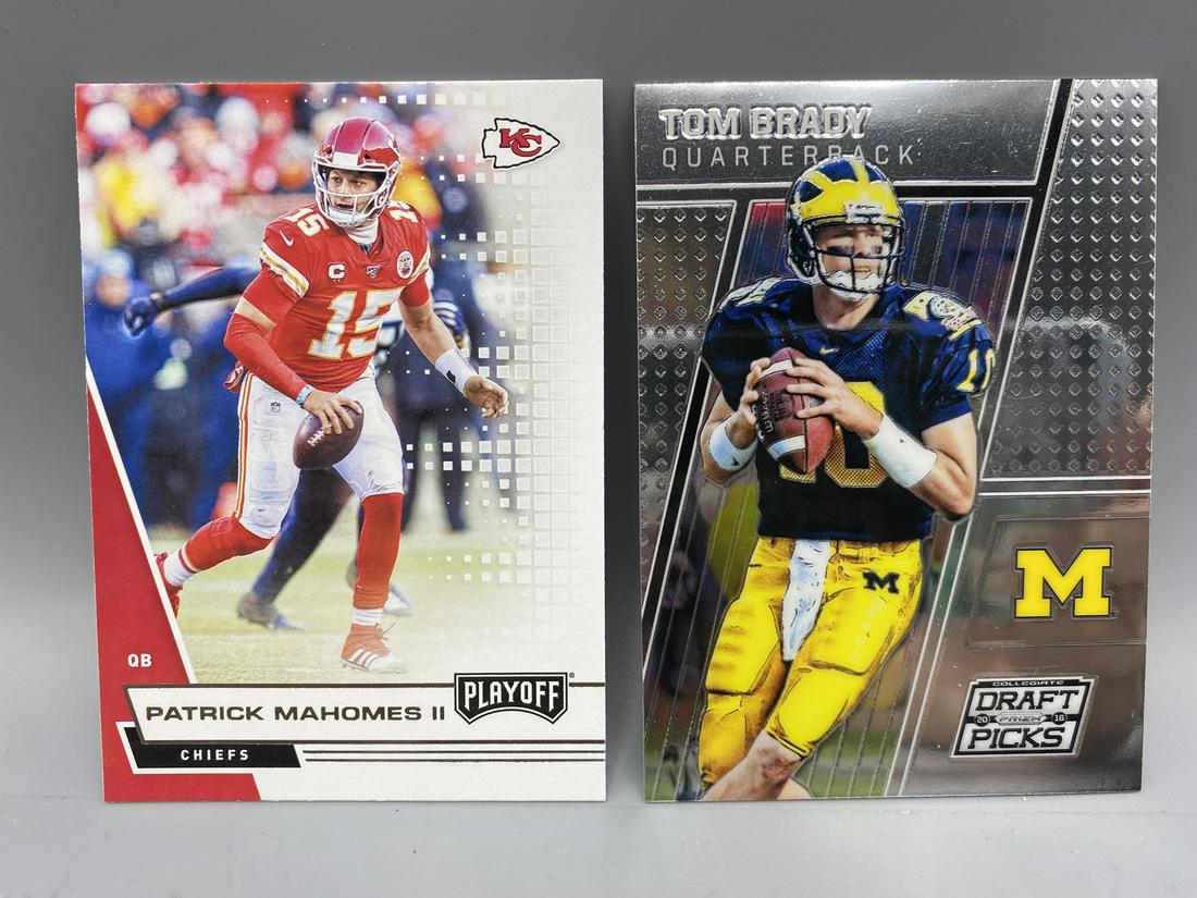 2020 Playoff Patrick Mahomes #85 & 2016 Prizm Draft (1 of 2)
