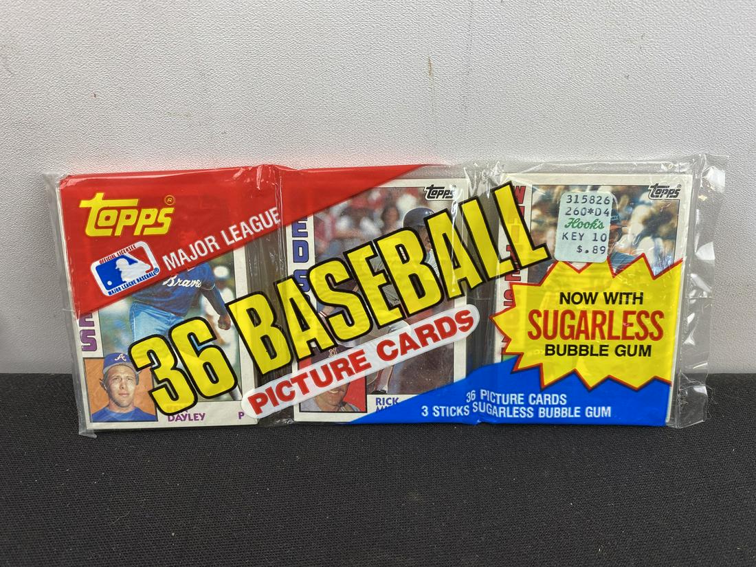 1984 Topps Baseball Rack Pack - Unopened Factory Sealed (1 of 2)