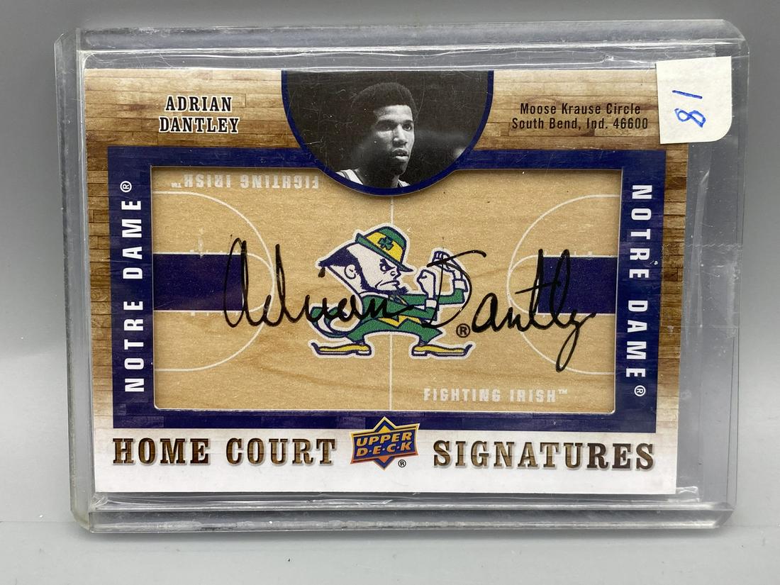 2011-12 Upper Deck Home Court Signatures Adrian Dantley (1 of 2)