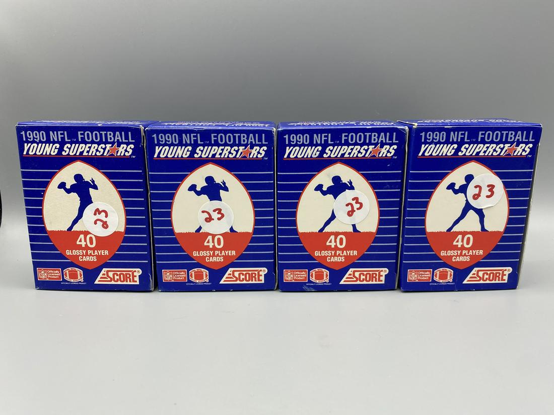 1990 Score Young Superstars Football Sets - Lot of 4 (1 of 3)