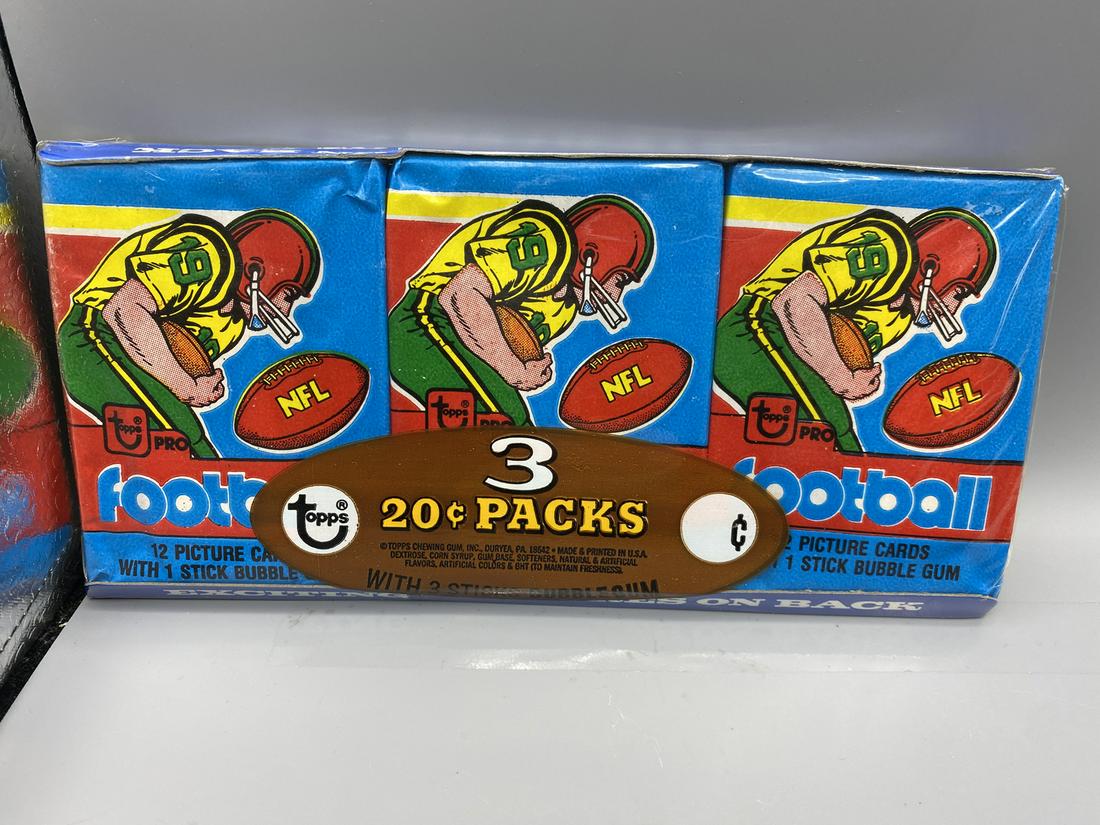 1979 Topps Football Sealed 3 Pack Sports Card Locker (1 of 2)