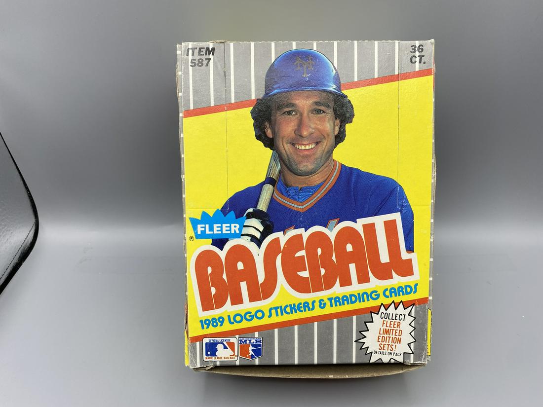 1989 Fleer Baseball Unopened Box - 36 Packs (1 of 2)