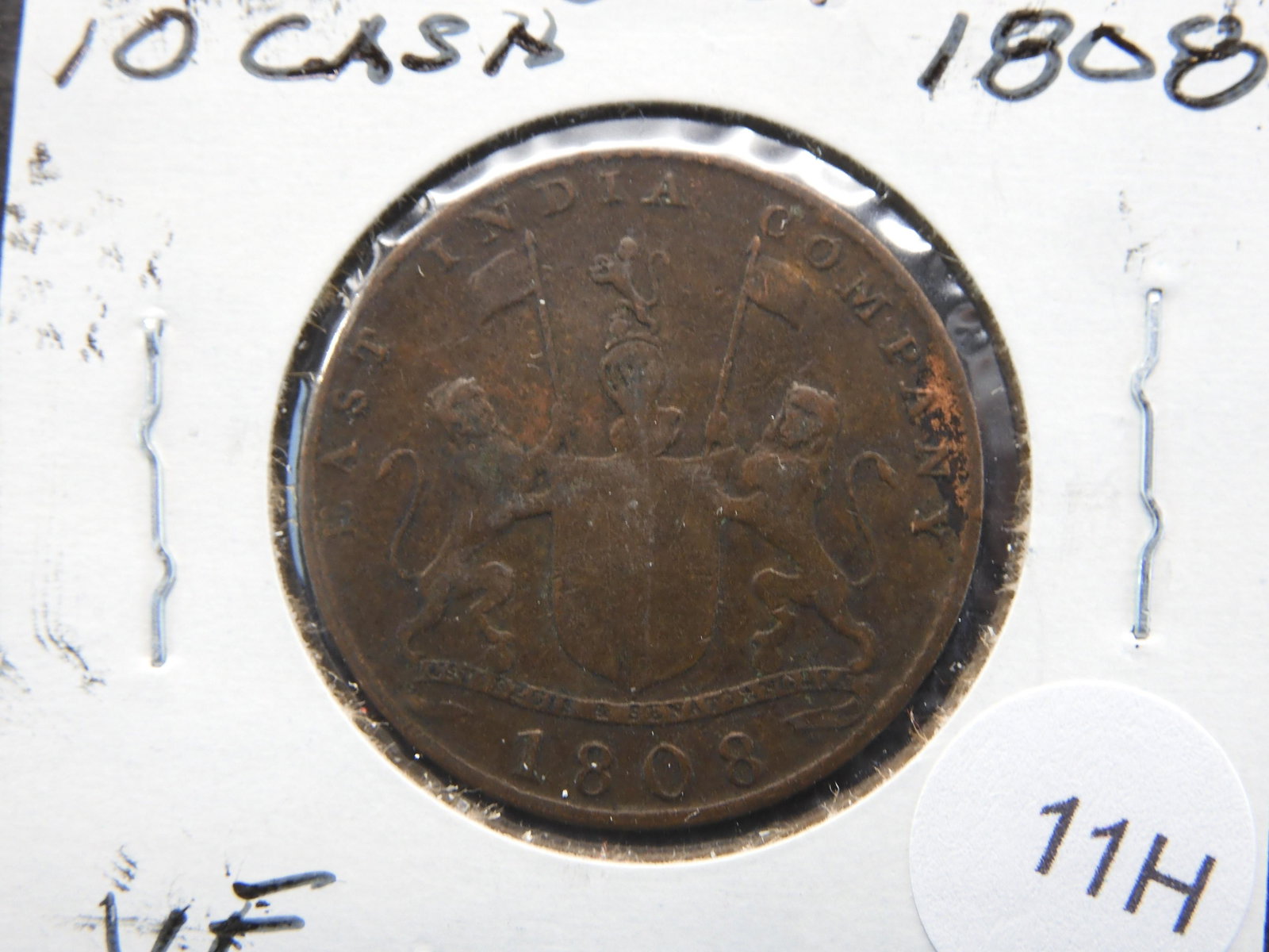 1808 - 10 Cash From India: 1808 - 10 Cash From India