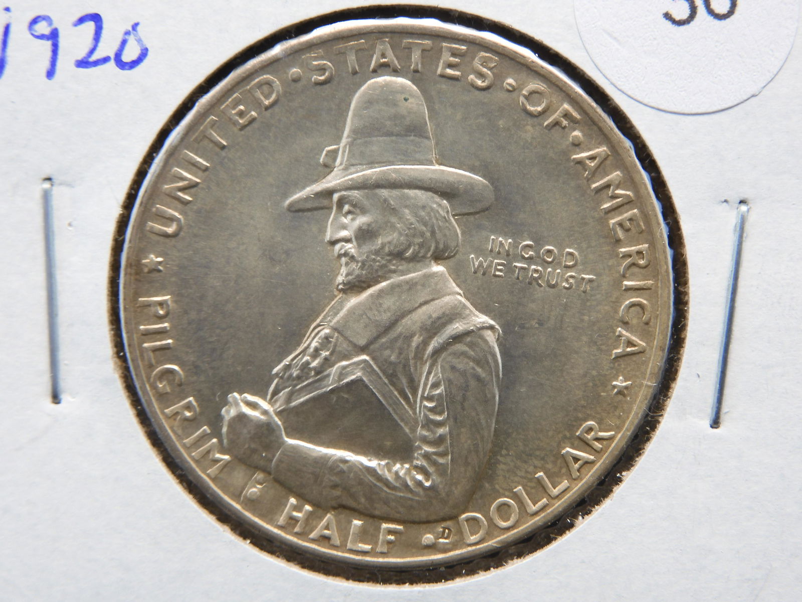 1920 Pilgrim Commemorative Half.  Choice BU. (1 of 3)