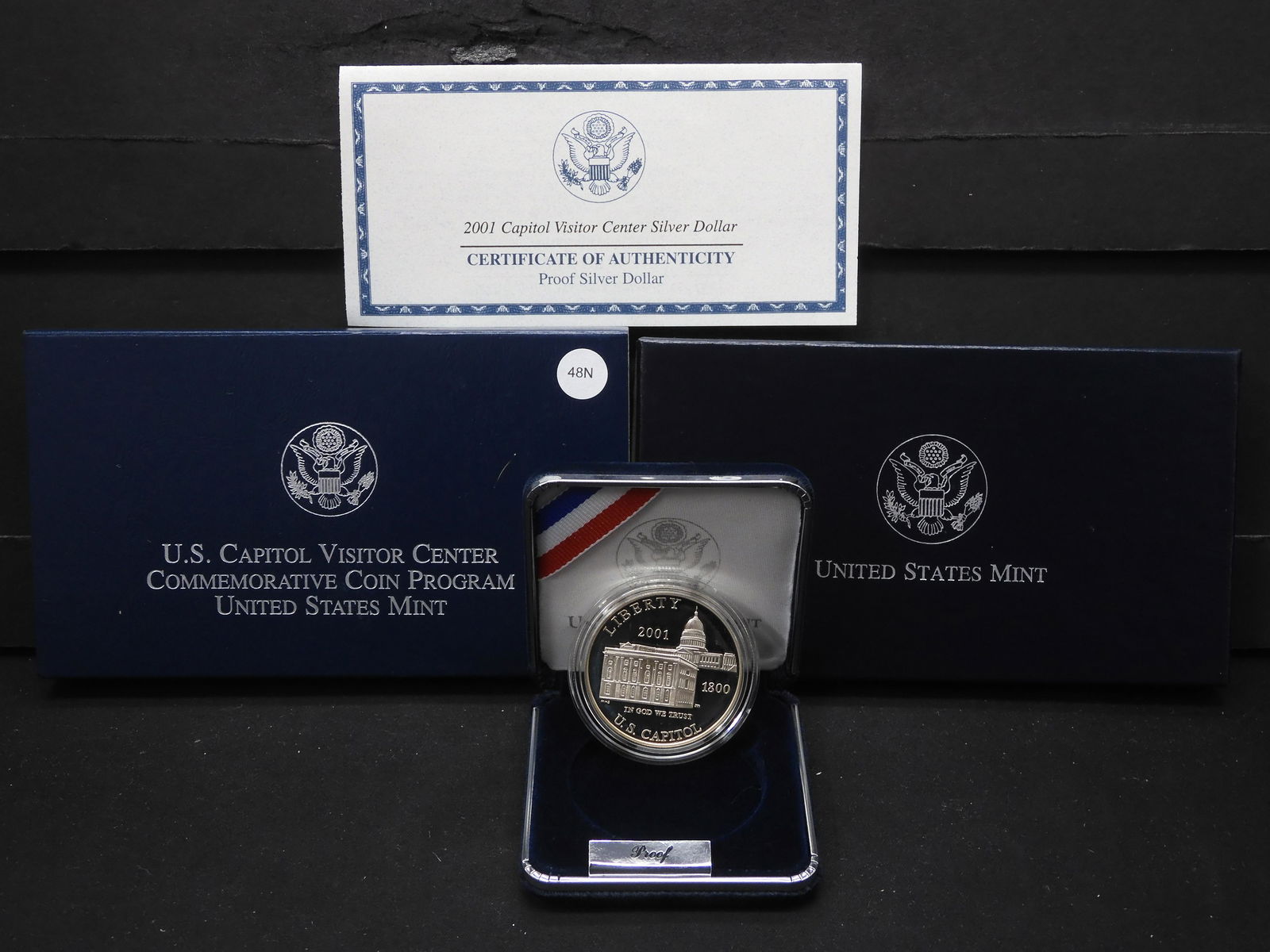 2001-P U.S. Capitol Visitors Center Commem. Proof (1 of 4)