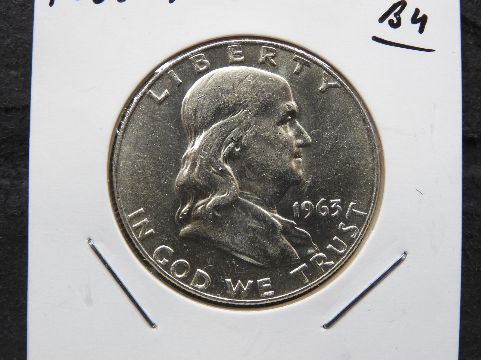 1963-D Franklin Silver Half Dollar BU (1 of 3)