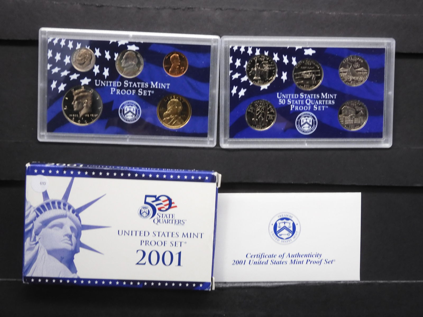 2001-S United States Mint Proof Set including State (1 of 7)