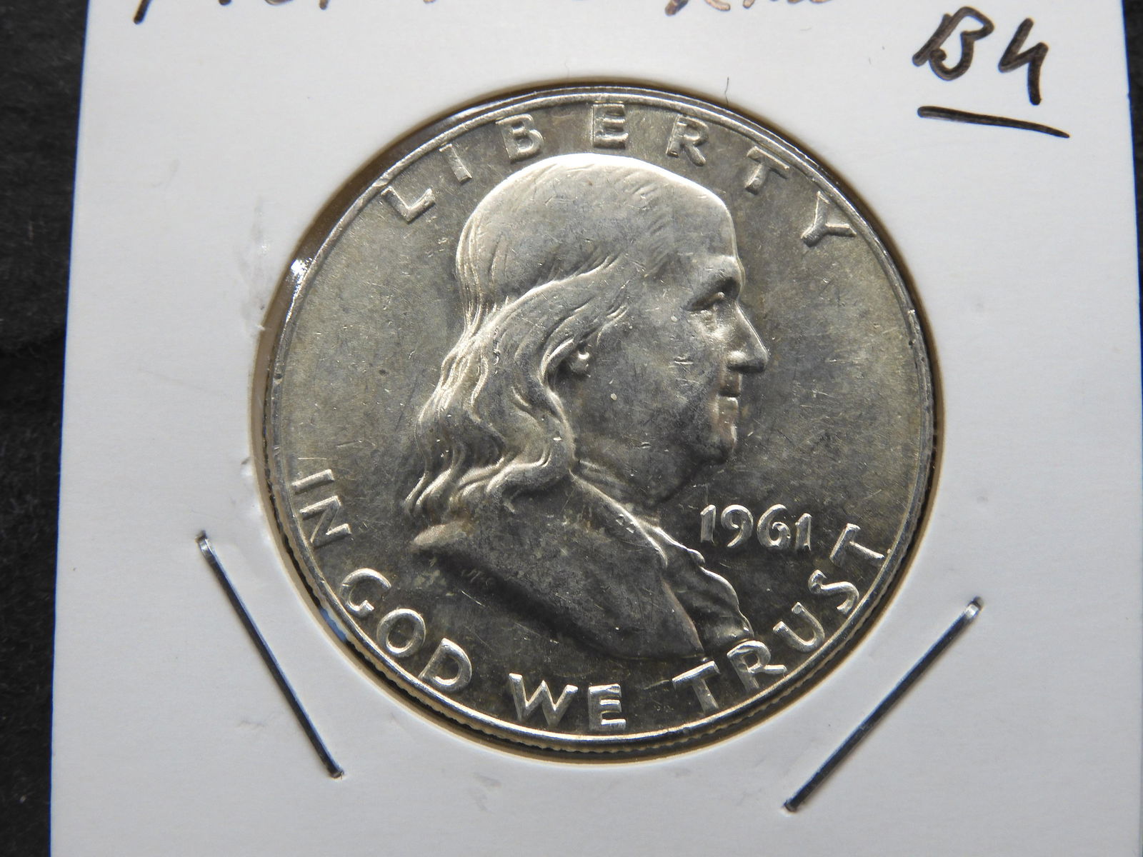 1961-D Franklin Silver Half Dollar BU (1 of 3)