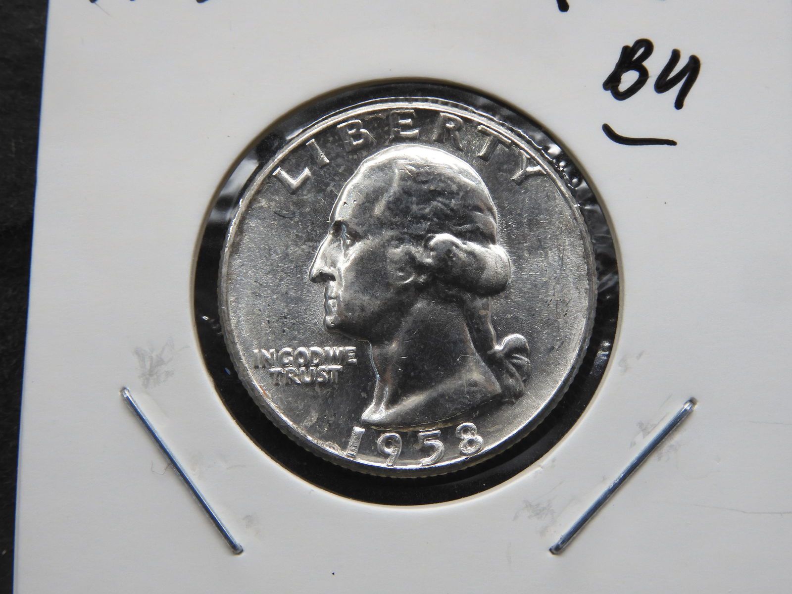 1958 Washington Silver Quarter BU (1 of 3)