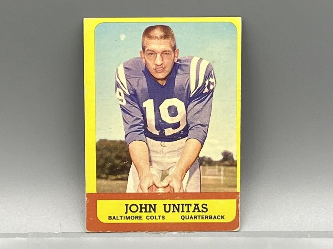 1963 Topps Johnny Unitas #1 HOF (1 of 2)
