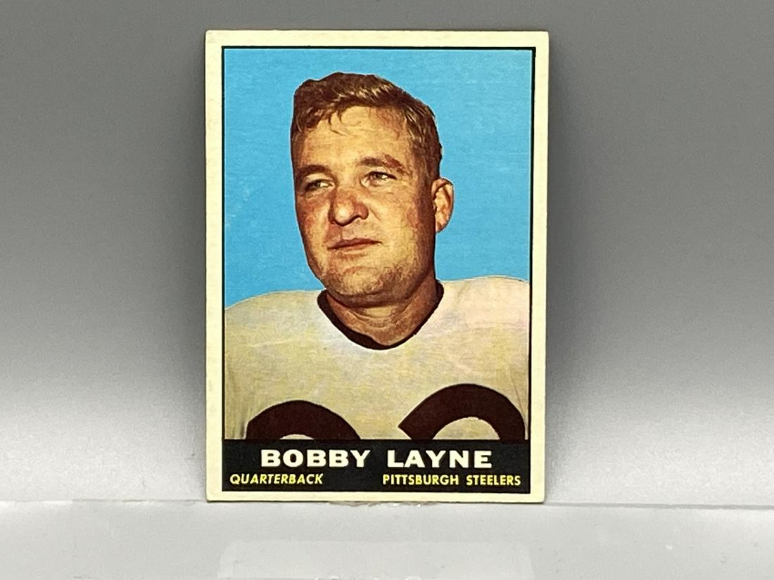1961 Topps Bobby Layne #104 (1 of 2)