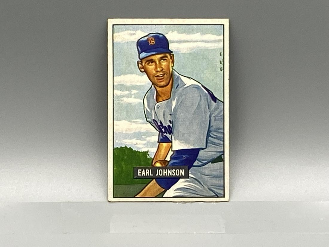 1951 Bowman Earl Johnson #321 High Number (1 of 2)