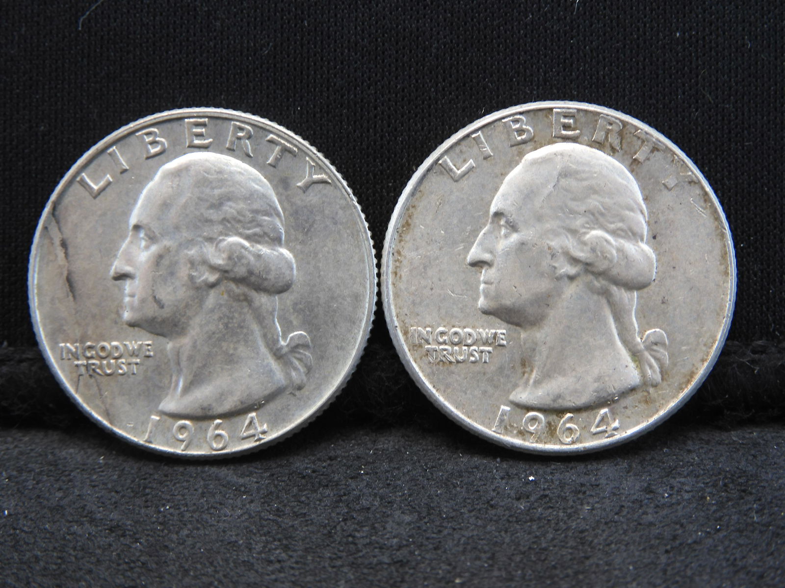 1964-P & 1964-D Washington Quarters (1 of 2)