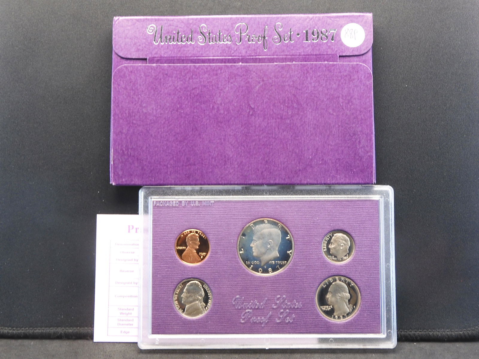 1987-S United States Proof Set (1 of 4)