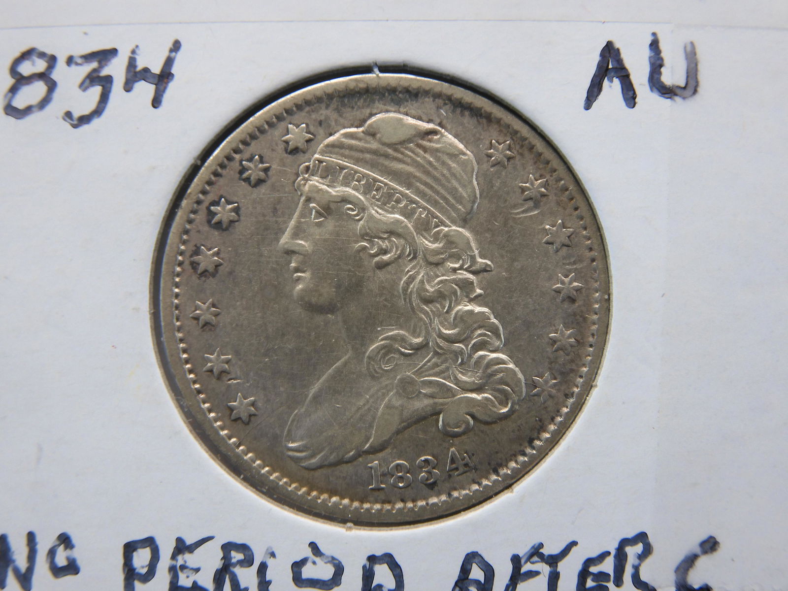 High Grade 1834 Cap Bust Quarter (1 of 3)