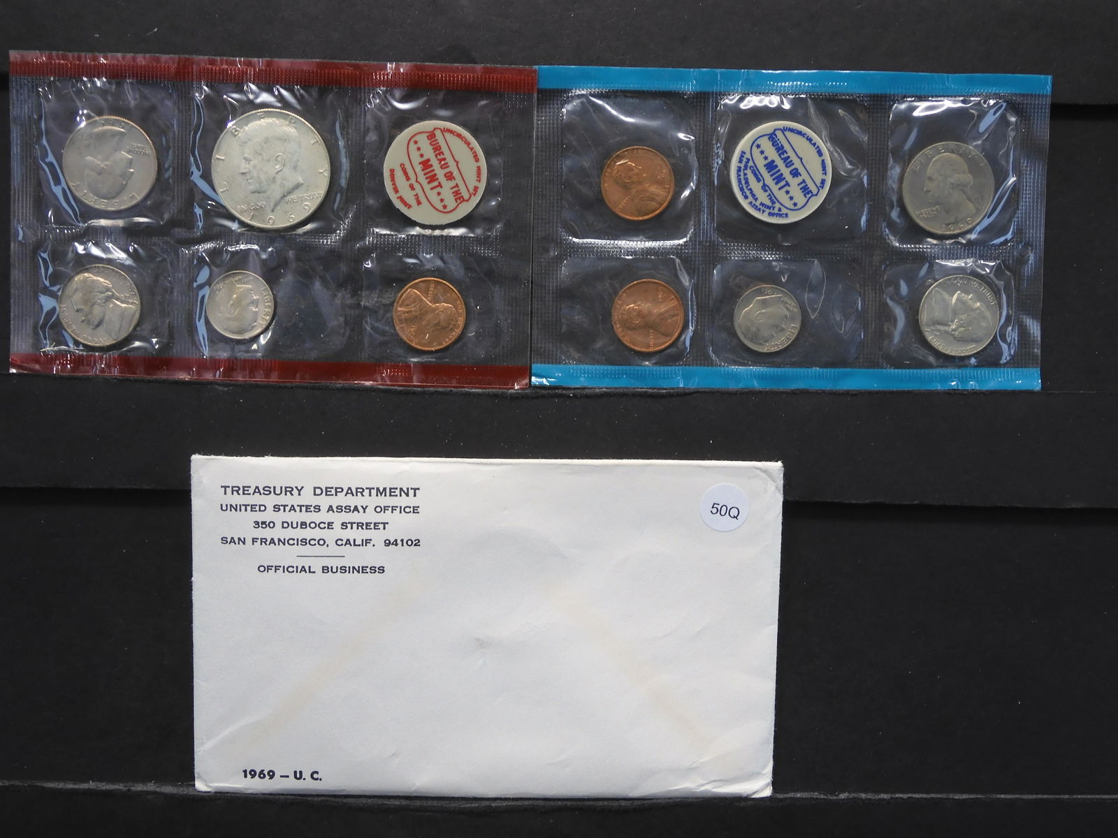 1969 P & D US Unc. Mint Set (1 of 5)