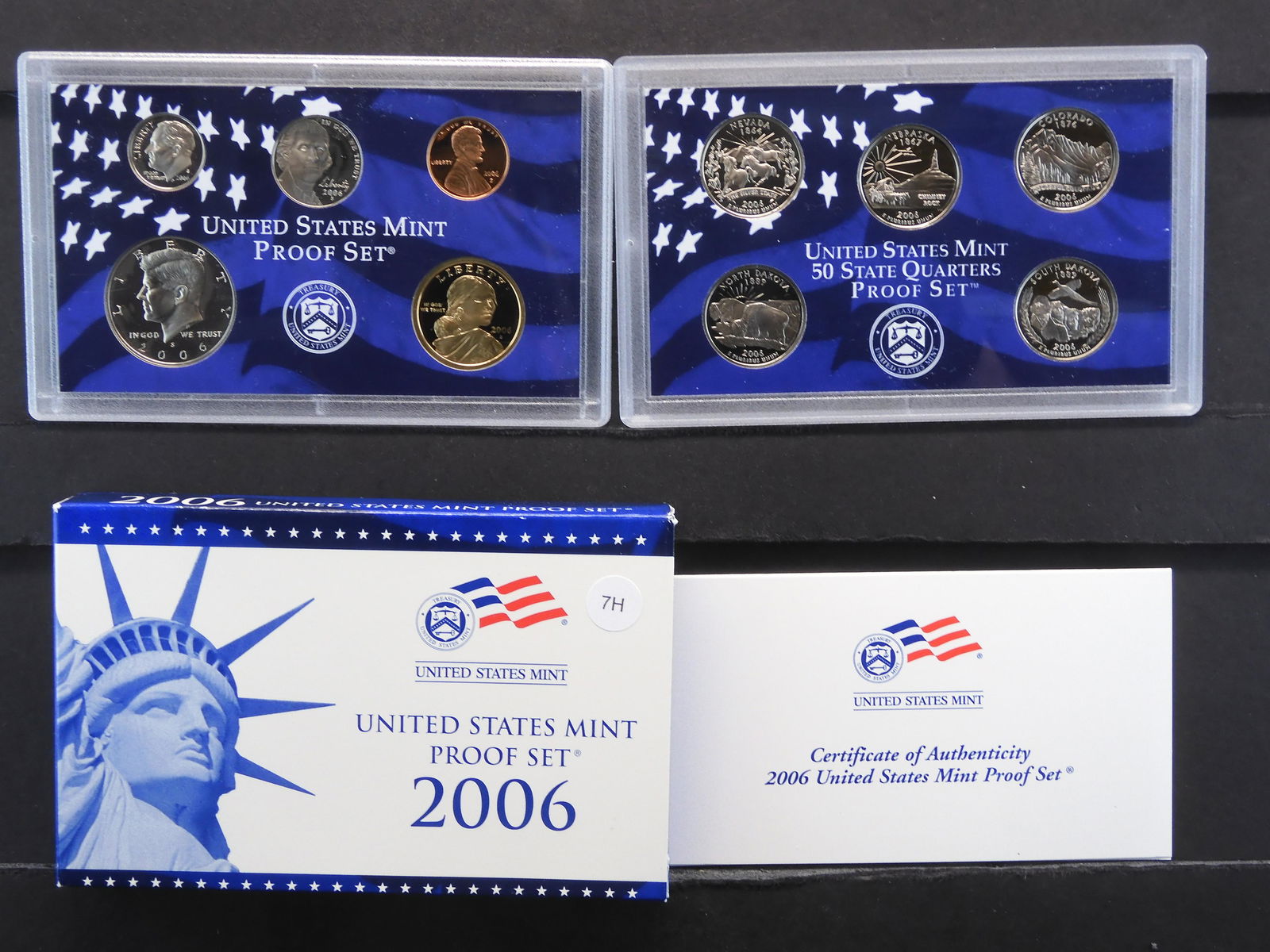 2006 -S US Mint Proof Set W/State Quarters (1 of 6)