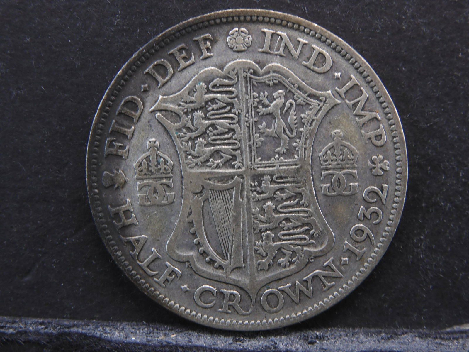 1932 Half Crown UK silver: 1932 Half Crown UK silver