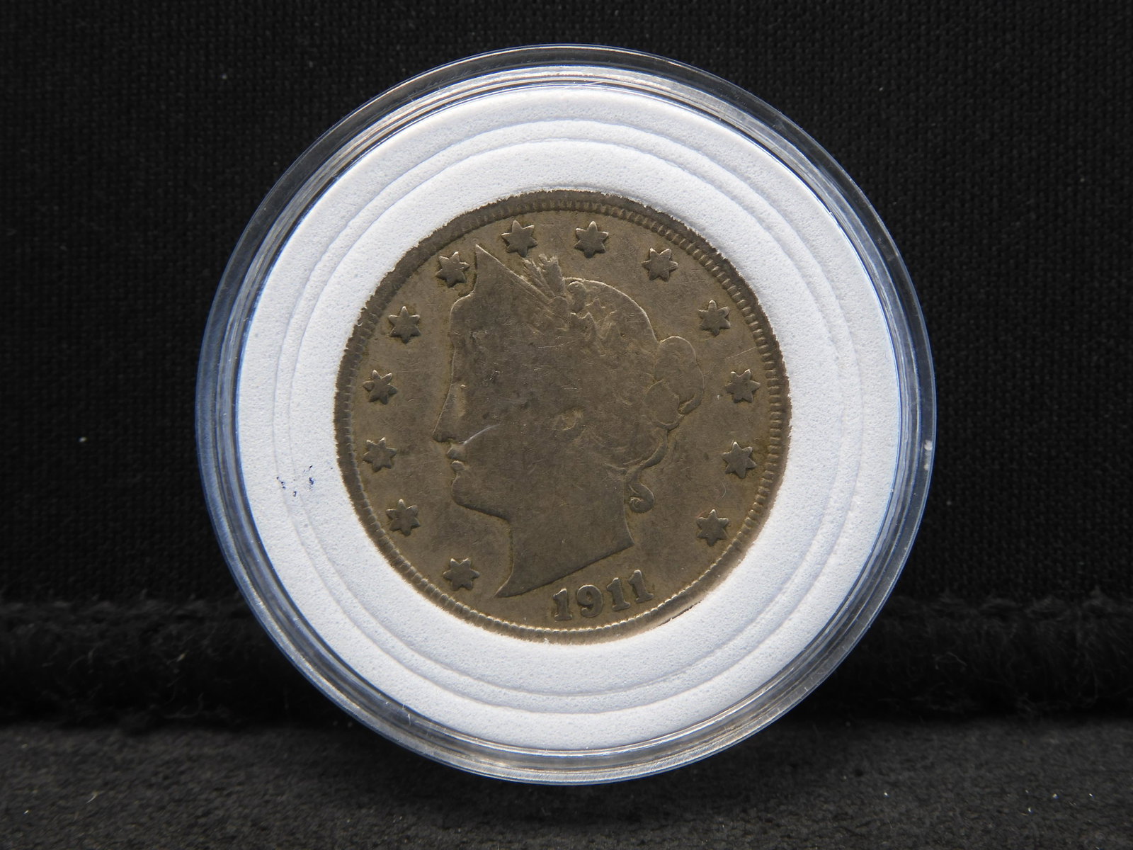 1911 Liberty Head V Nickel In Capsule: 1911 Liberty Head V Nickel In Capsule