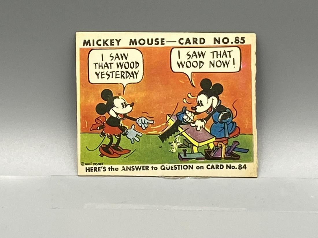 1935 Gum R89 Mickey Mouse #85 (1 of 2)