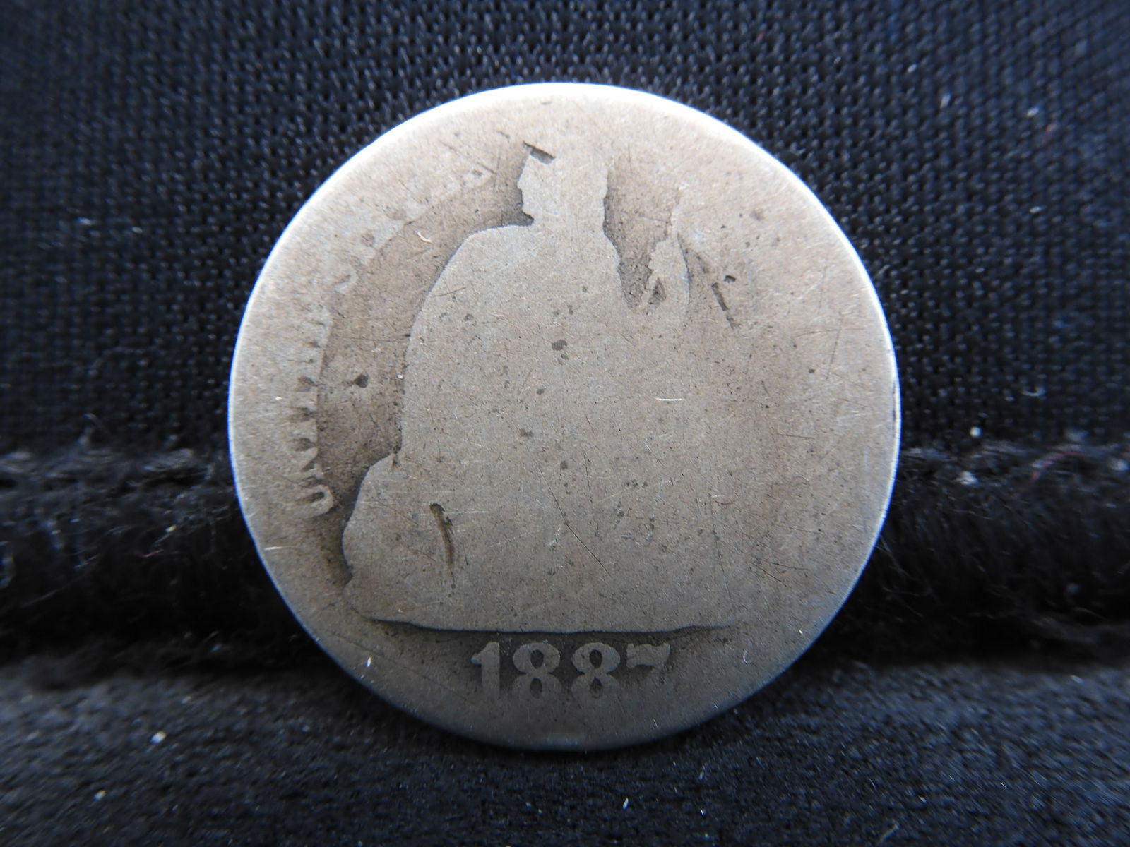 1887-S Seated Liberty Silver Dime (1 of 2)