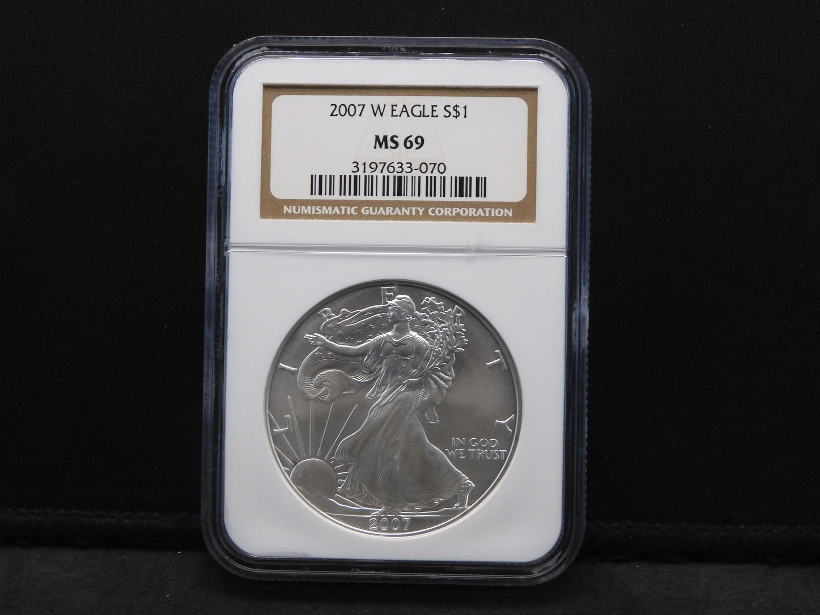 2007-W NGC MS69 American Silver Eagle - WEST POINT One (1 of 4)