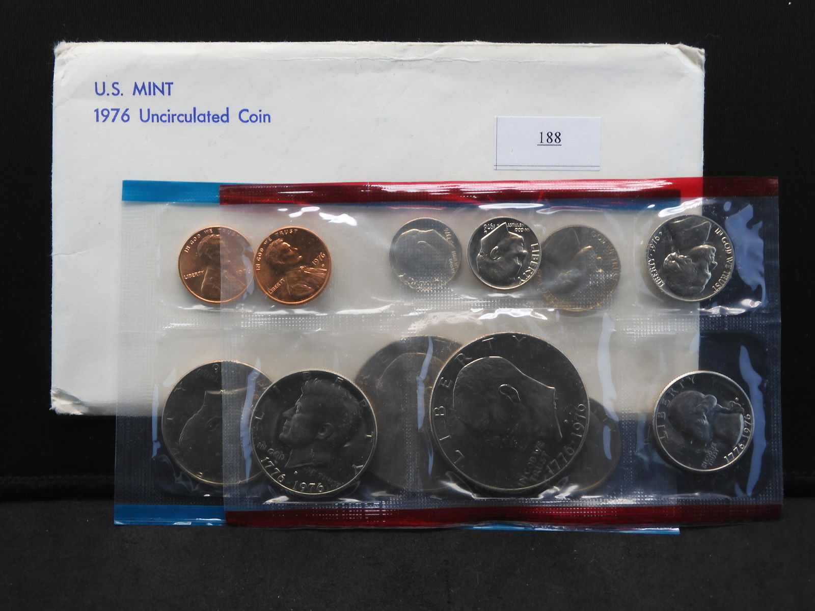 1976 U.S. Uncirculated P & D Mint Set OGP (1 of 5)