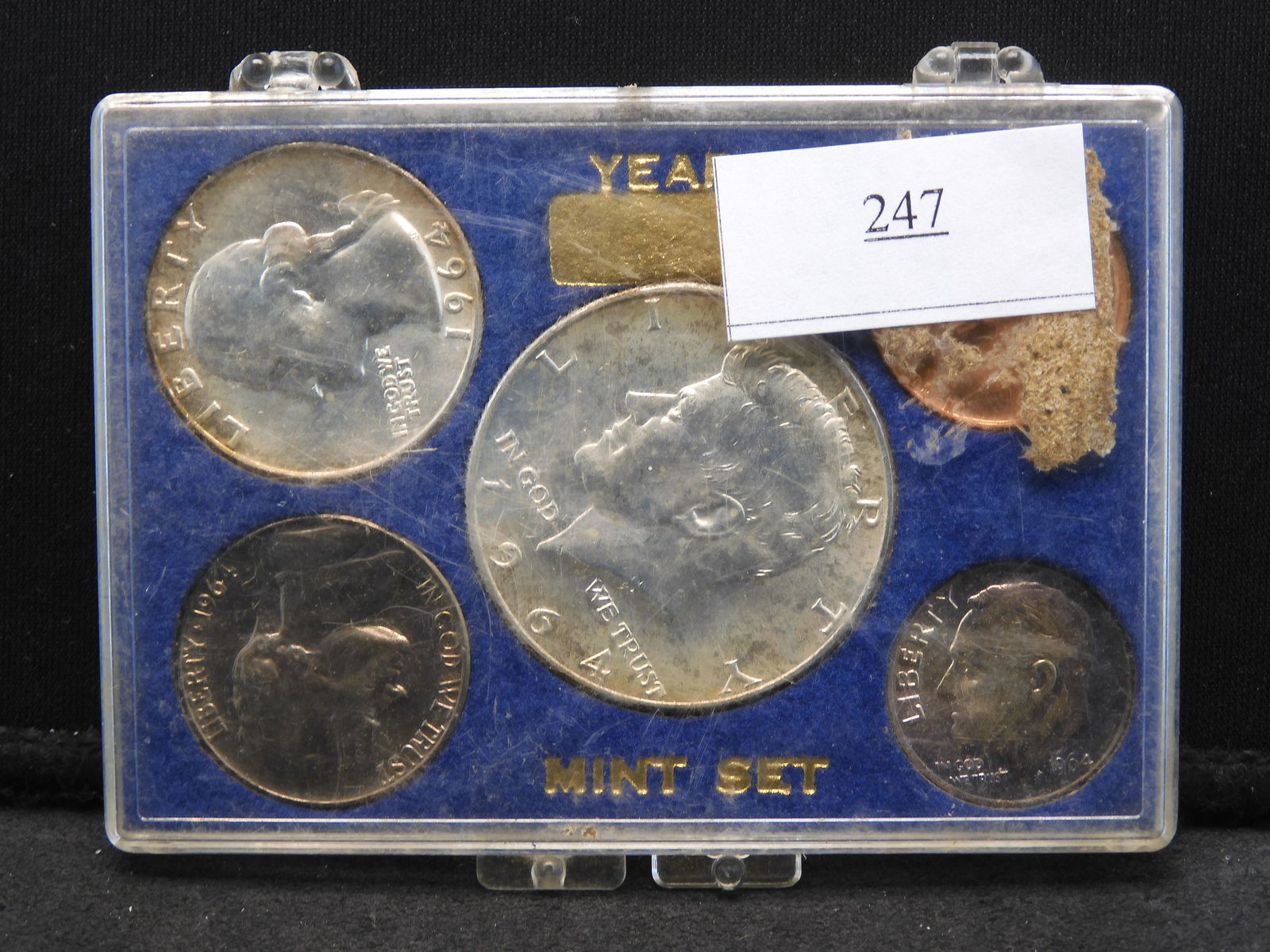 1964 U.S. Year Set - Lincoln Cent to Kennedy Silver (1 of 4)